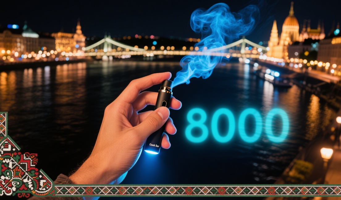 A Geek Bar DF8000 Eldobható Vape - Buja Jég: Frissítő Ízrobbanás a Magyar Vaping Piacon