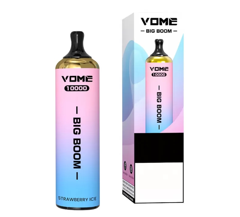 Fumot Vome Big Boom 10000 - Eper Jég | Eldobható Vape Toll: Egy Ízrobbanás a Magyar Vaping Világában