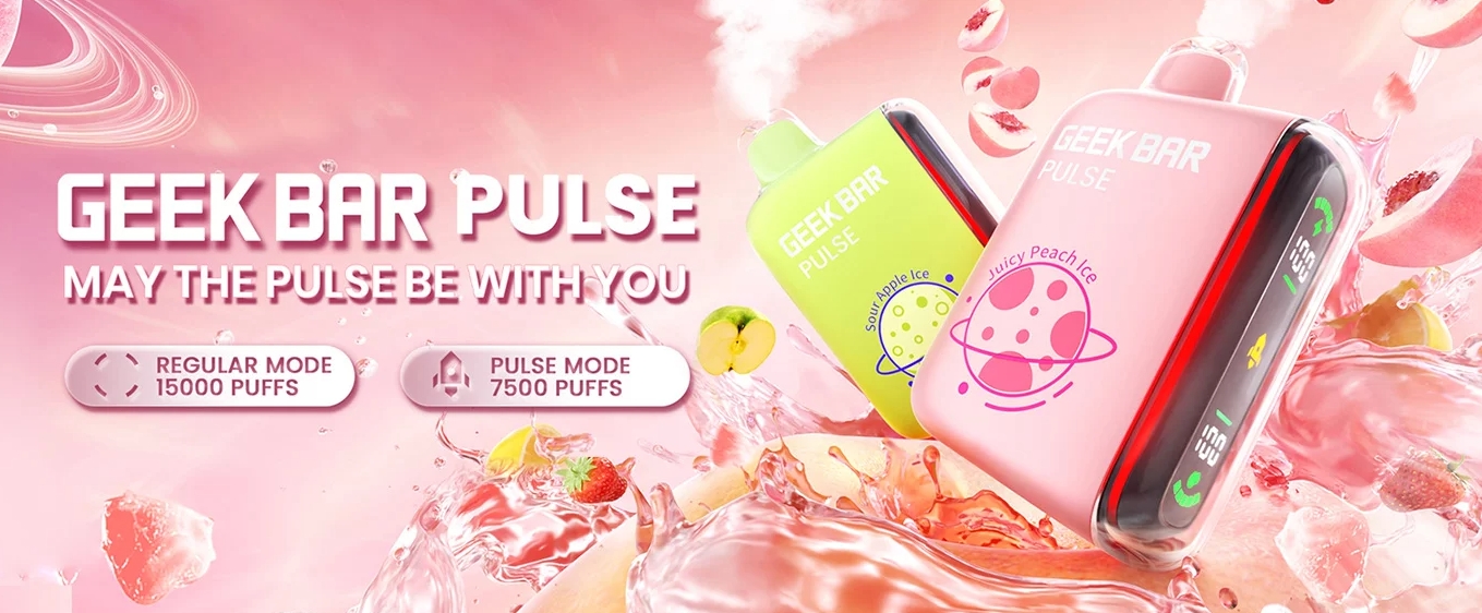 Geek Bar Pulse 15k eldobható vape – áfonyás görögdinnye: a 2025-ös gőzölés új ízélménye