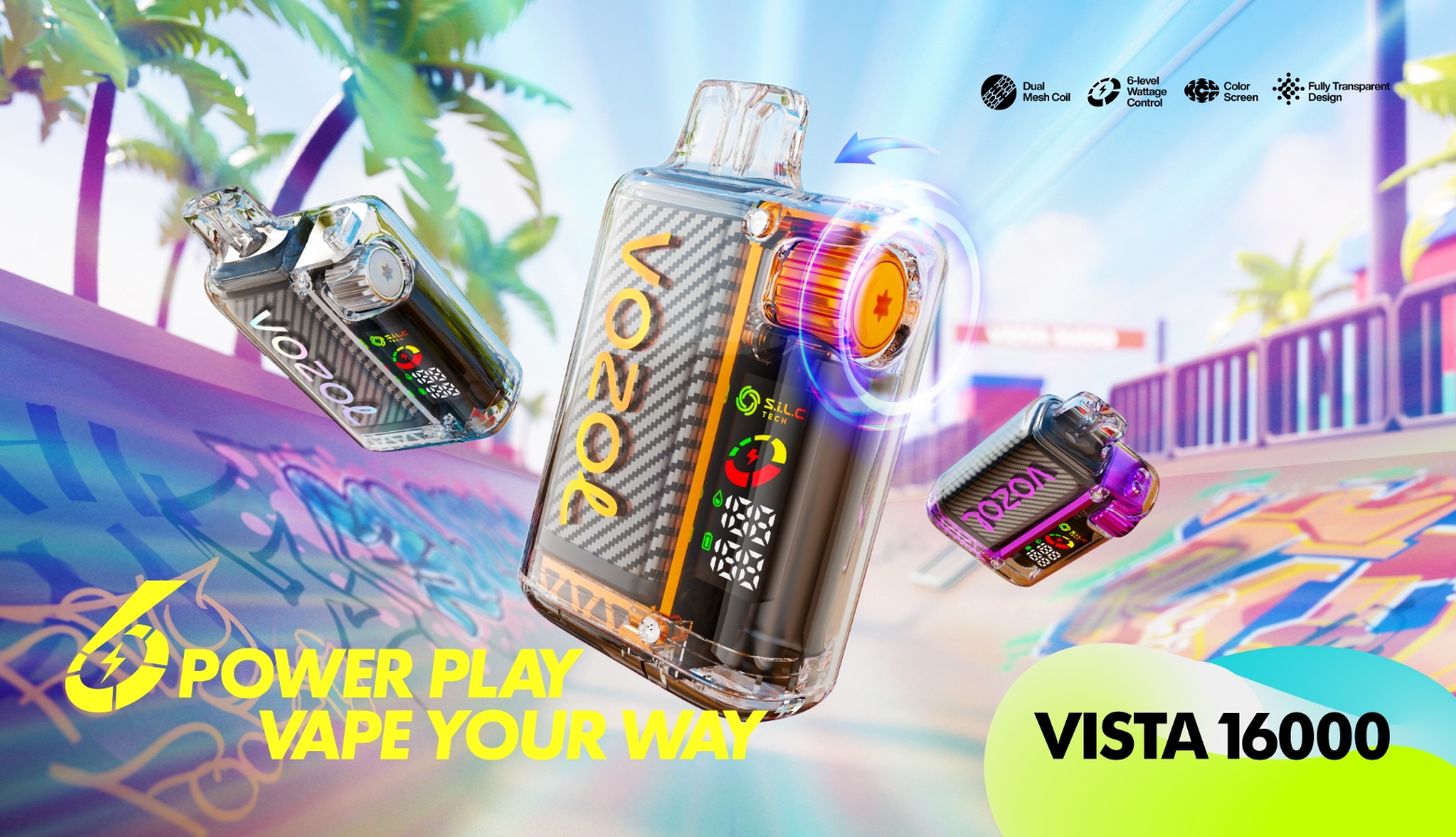 VOZOL VISTA 16000/20000 Vape - Szőlőjég | Eldobható Gőzök: Egy Forradalmi Élmény a Vaping Világában