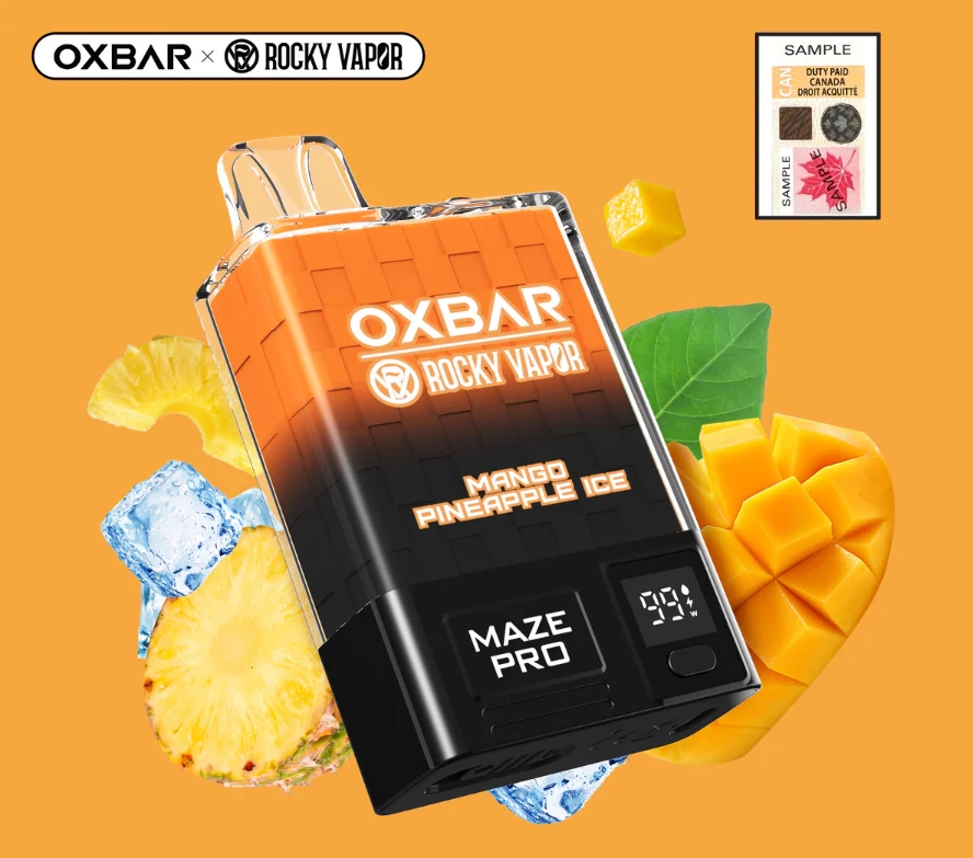 Oxbar Maze Pro 10000 Puffs: A Mangó-Ananász Jég Kalandozás, Amely Tényleg Kitart