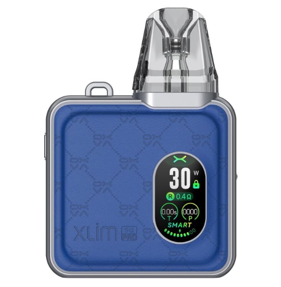 OXVA XLIM SQ PRO Pod Kit - Kék Bőr: A Stílusos és Hozzáértő Gőzös Újjászületése Magyarországon