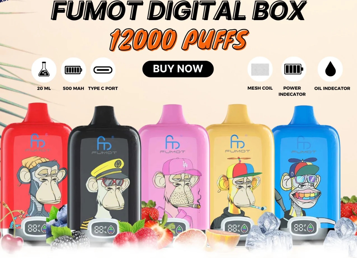 Fumot Digital Box 12000 Puffs Vape - Cseresznye Kóla Ízvilágának Felfedezése