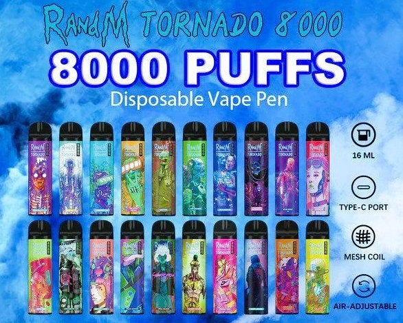 RandM Tornado 8000 Puffs: Az epres limonádé Forradalma a Magyar Dampelésben